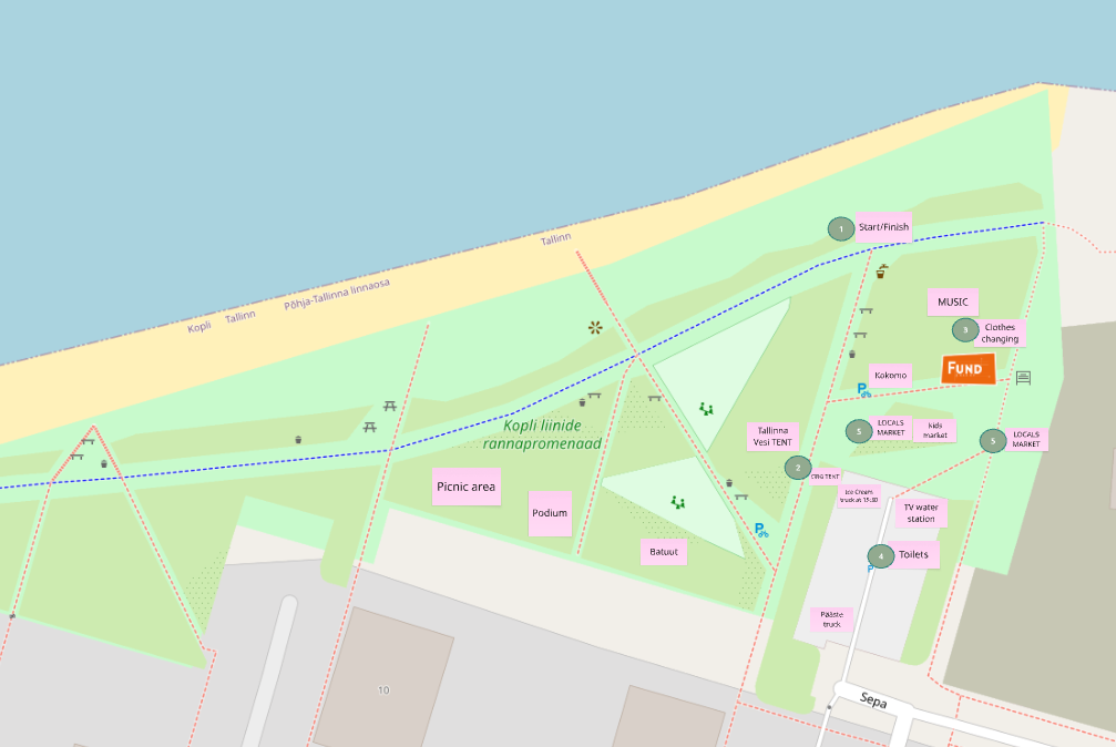 Event area map